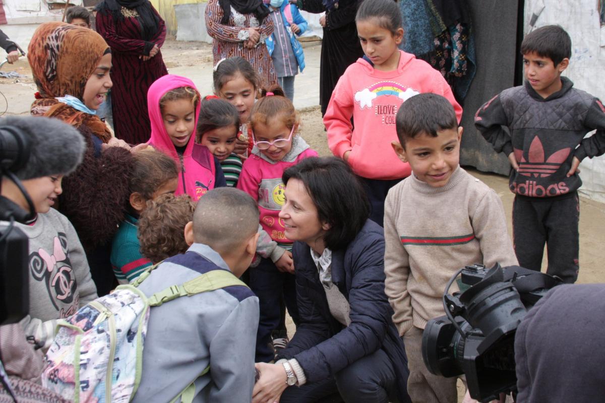Bogna Janke, obóz dla uchodźców z Syrii w Libanie