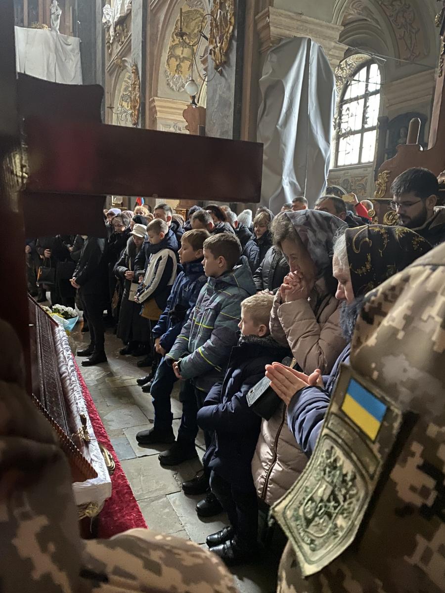 Pogrzeb ukraińskiego żołnierza