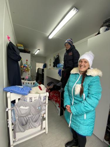 Mieszkanie kontenerowe dla uchodźców