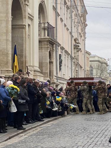Pogrzeb żołnierzy w Ukrainie
